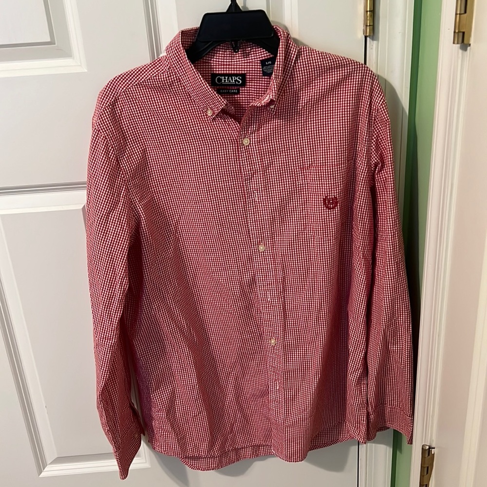Chaps easy care button up